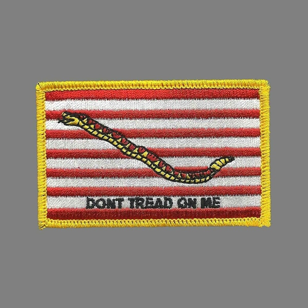 Don’t Tread on Me First Navy Jack Flag Patch